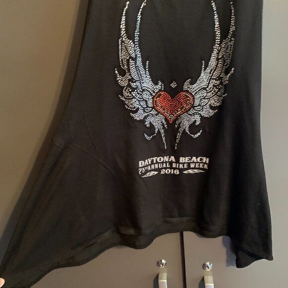 Harley-Davidson Black & Silver Tank Top Daytona Beach Bike Week 2016 Size Small - Picture 4 of 7